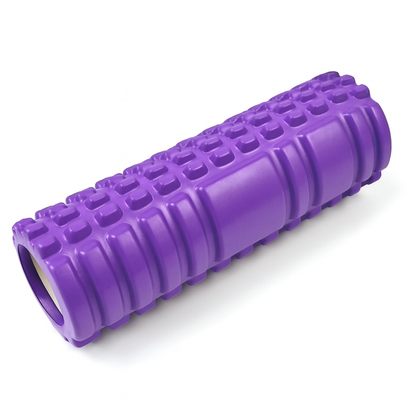 Purple foam roller for muscle recovery and stretching – MyFitnesstools