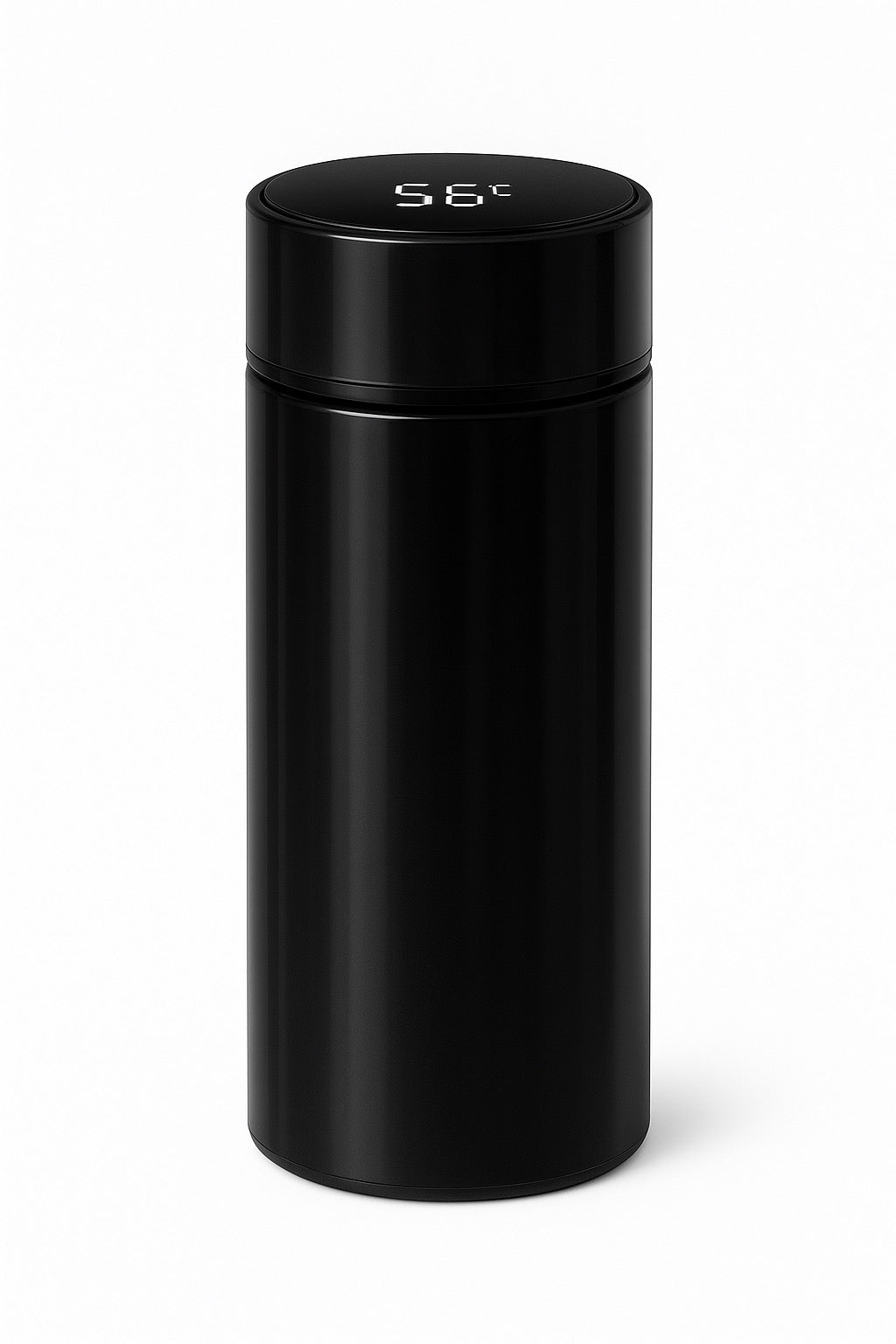 Black compact 200ml fitness water bottle for everyday hydration – MyFitnesstools